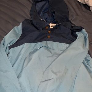 Vans blue windbreaker jacket long sleeve
